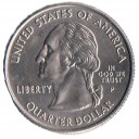 2002 - Quarter dollar United States Mississippi (P) Filadelfia